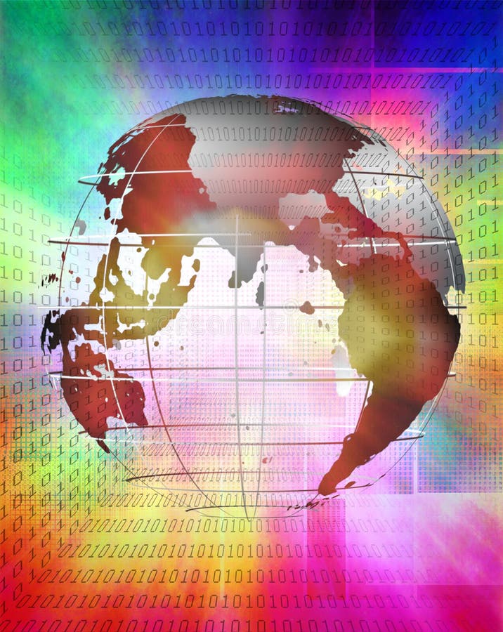 Global information vector illustration