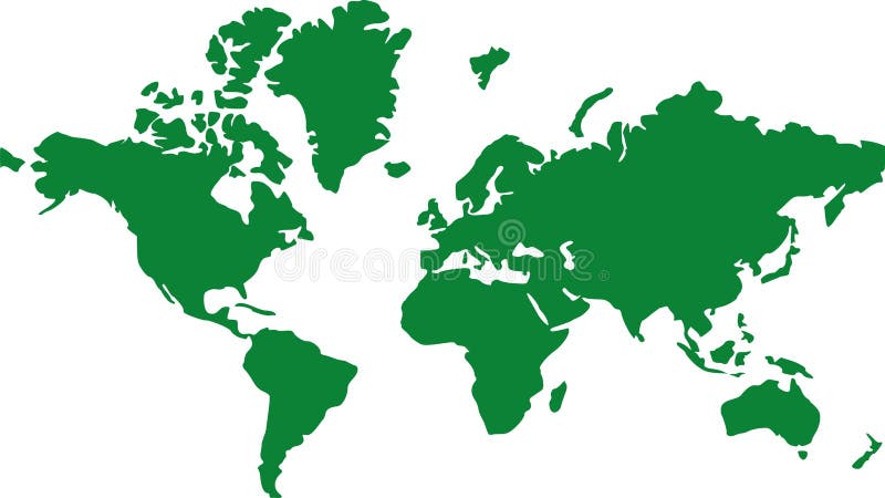 Global jord för världskarta stock illustrationer Global jord för världskarta stock illustrationer