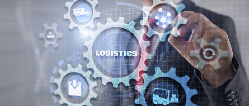 Global logistics network concept. Delivery Planning stock photography