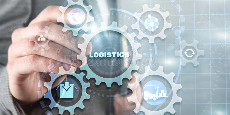 Global logistics network concept. Delivery Planning stock photo