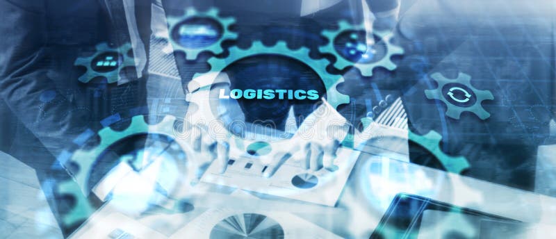 Global logistics network concept. Delivery Planning stock image