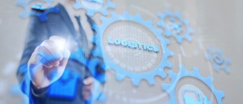 Global logistics network concept. Delivery Planning royalty free stock image