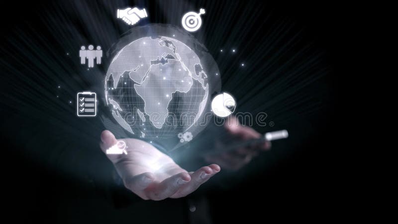 Global Marketing and Finance Strategies for Worldwide Succes UUID stock footage