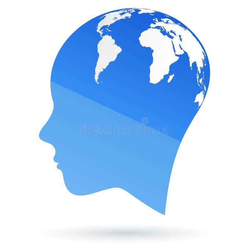 Global mening royaltyfri illustrationer Global mening royaltyfri illustrationer