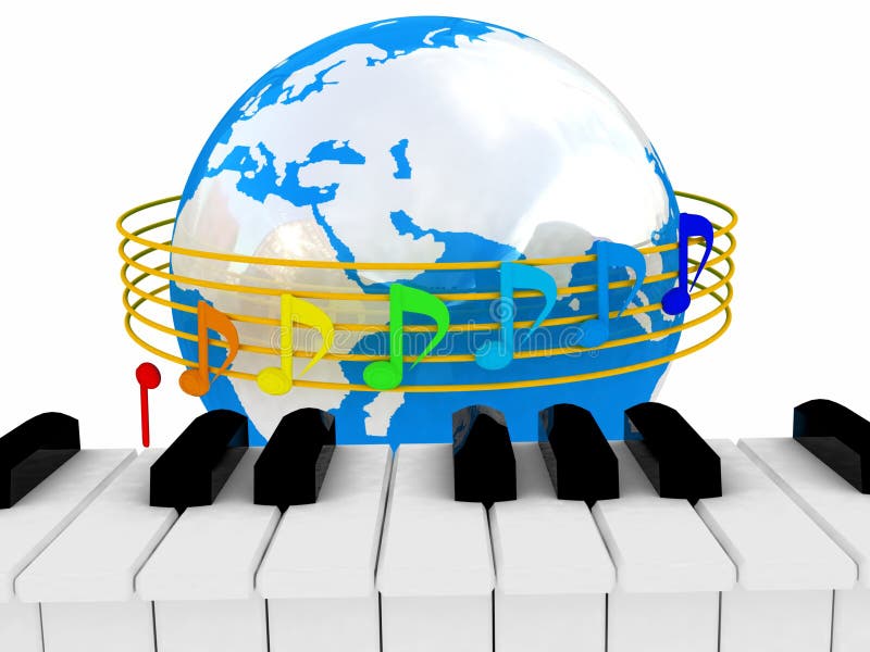 Global Music stock illustration. Illustration of creative 21382383