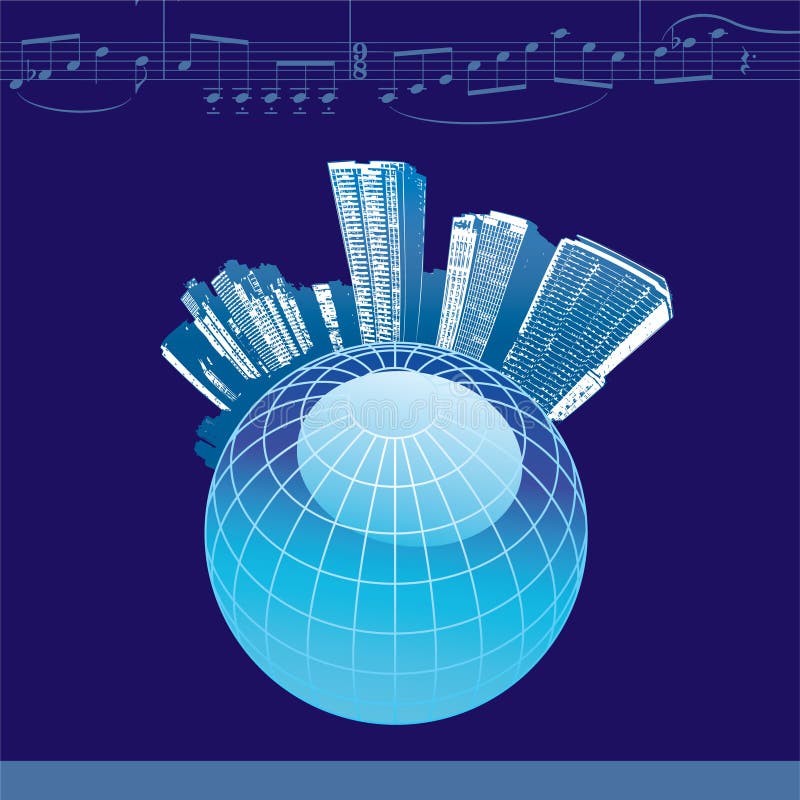 Global Music stock vector. Illustration of graphical, musical 6074599