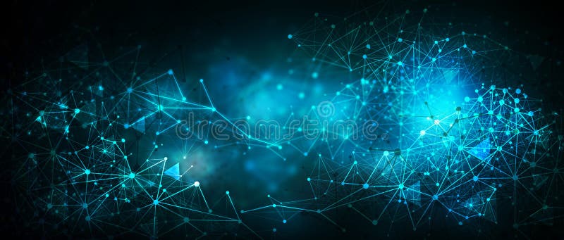 Global network connection concept, abstract concept