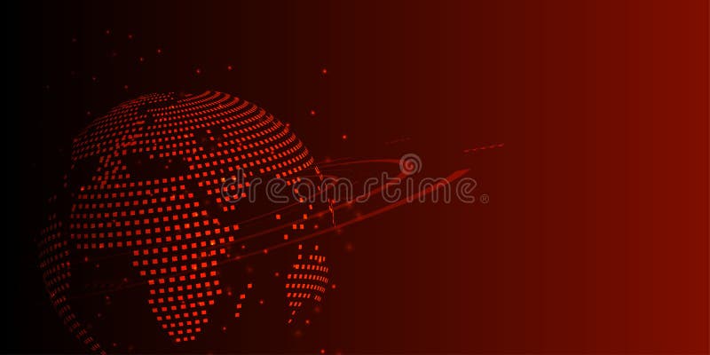 Global network connection concept. stock illustration