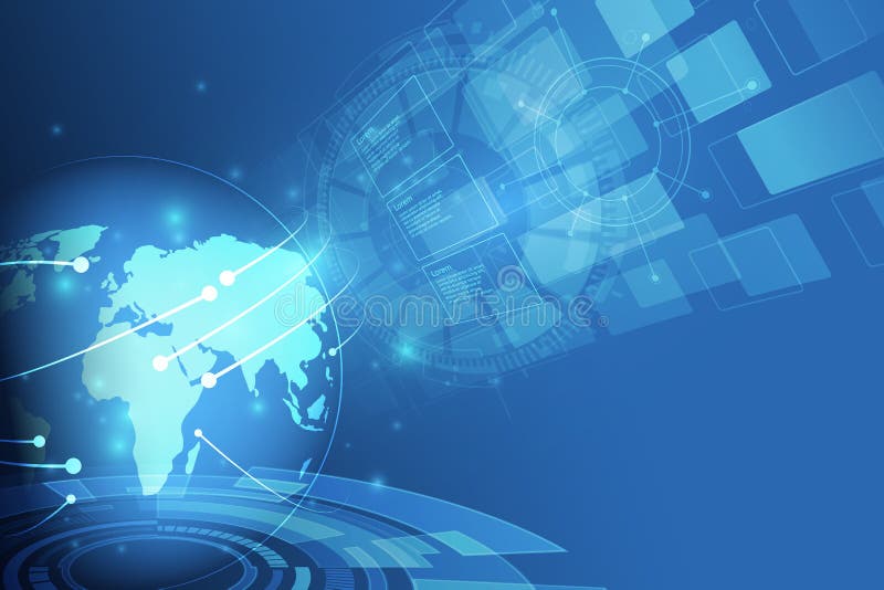 Global network connection. World map point and line composition royalty free illustration Global network connection. World map point and line composition royalty free illustration