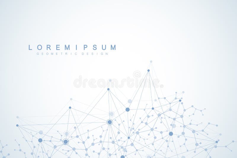 Global network connections with points and lines. Wireframe background. Abstract connection structure. Polygonal space royalty free illustration
