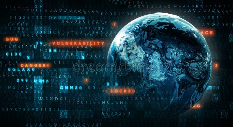 Global networking and connection stock illustration