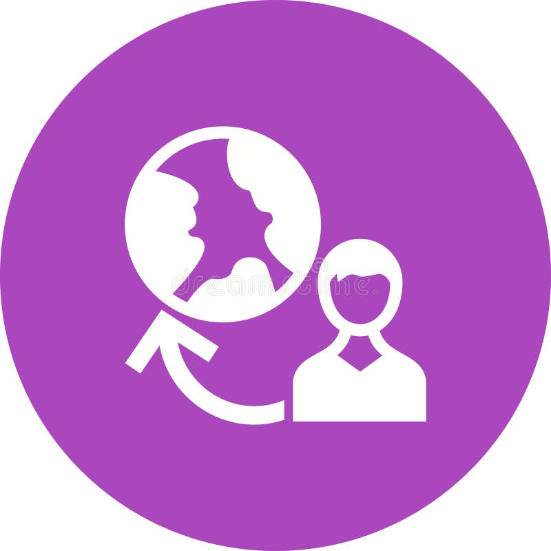 Global Profile royalty free illustration