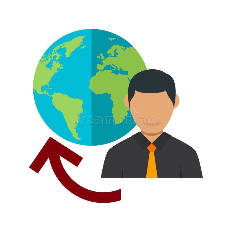 Global Profile royalty free illustration