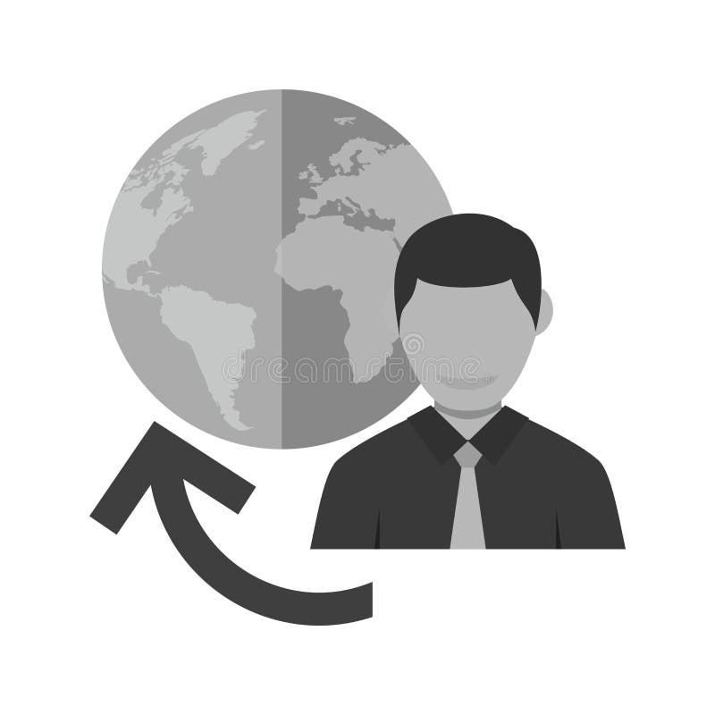 Global Profile vector illustration