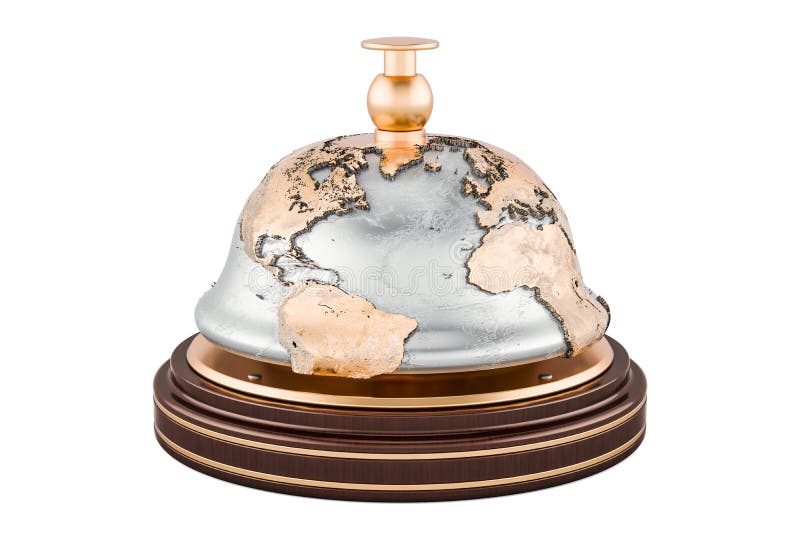 Global Service concept, 3D rendering stock illustration Global Service concept, 3D rendering stock illustration