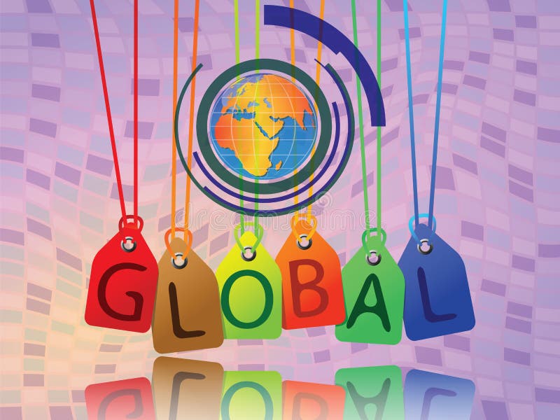 Global tags stock vector. Illustration of design, business 17285684