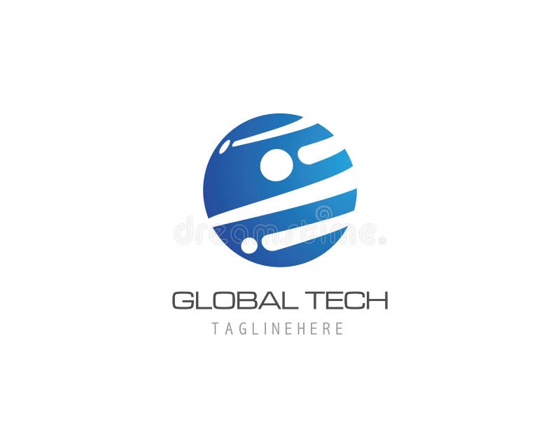 Global tech logo stock vector. Illustration of abstract - 145068243