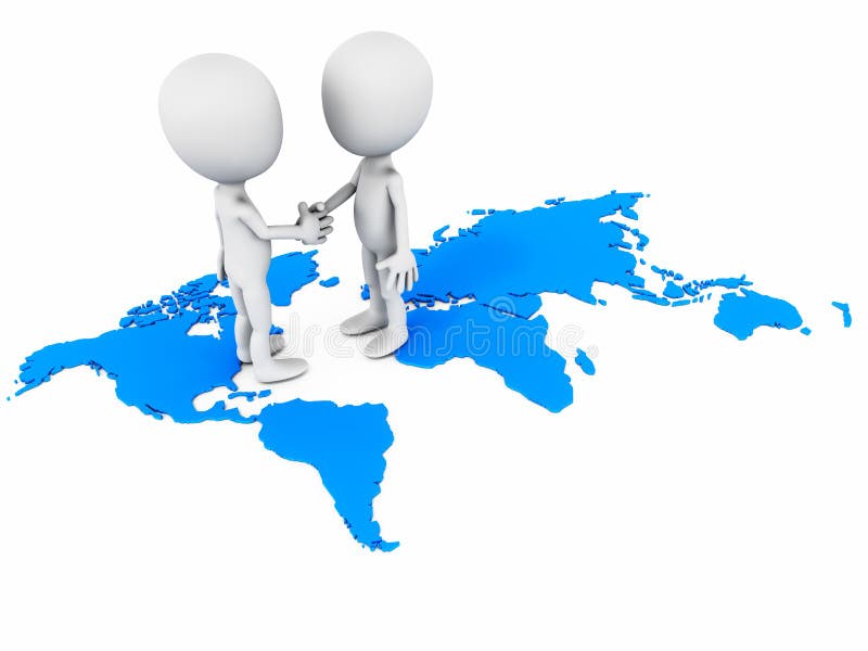 Global trade stock illustration