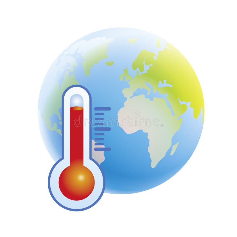 Global Warming Symbol Thermometer Hot Melt Stock Vector (Royalty Free)  1588288534