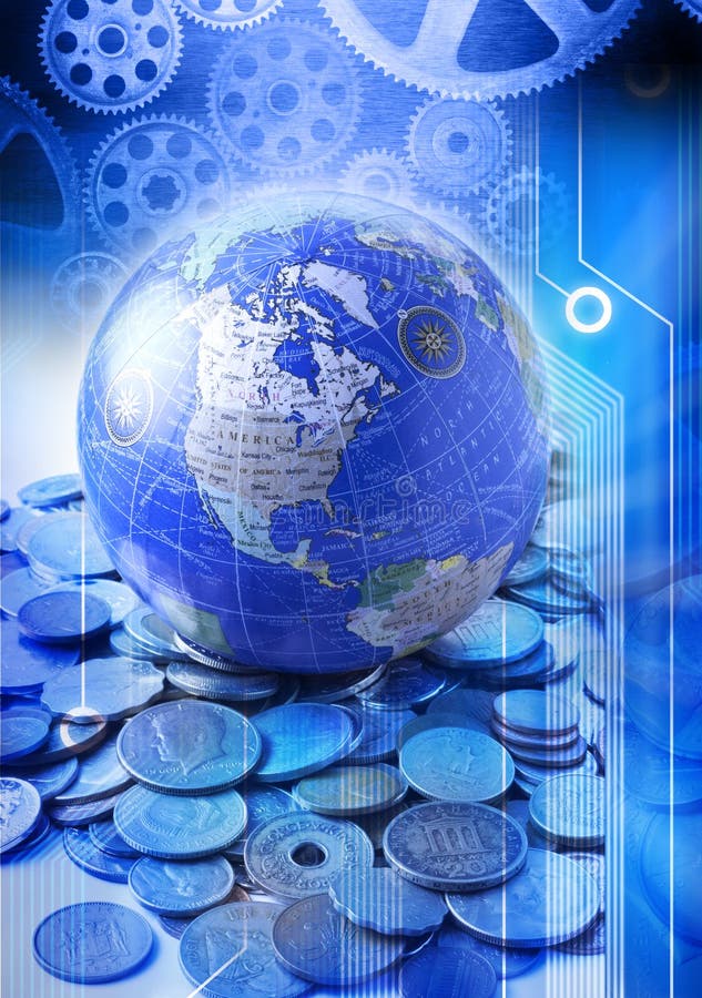 Business Globe Money Services Technology stock images