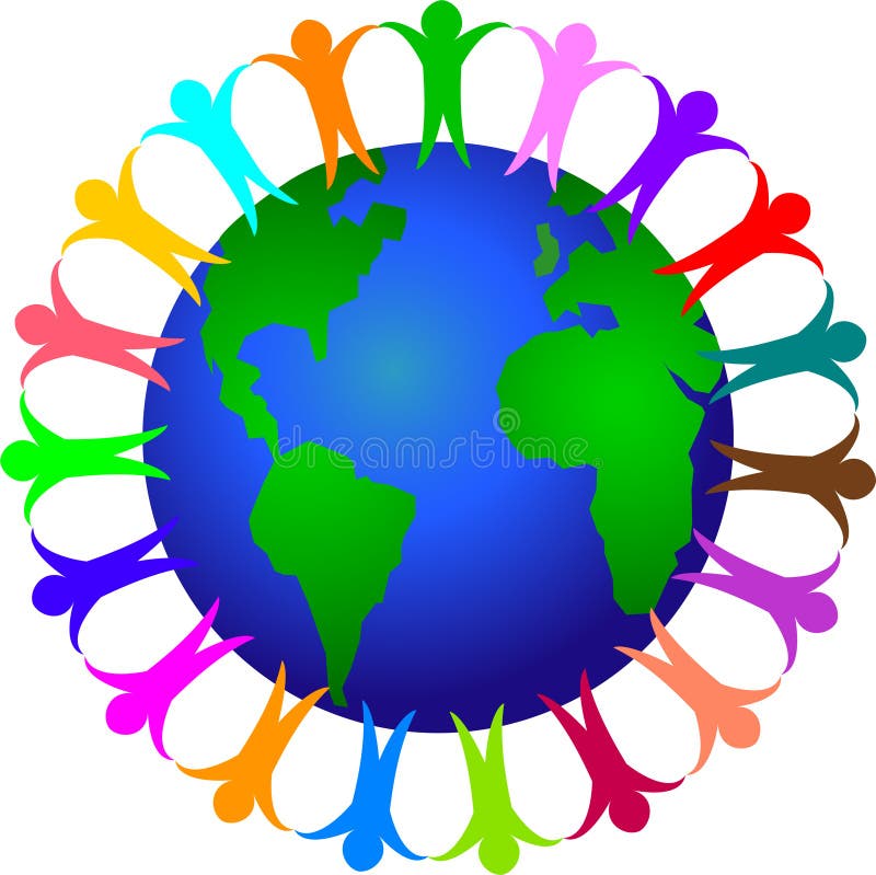 Globale Diversiteit/eps royalty-vrije illustratie Globale Diversiteit/eps royalty-vrije illustratie