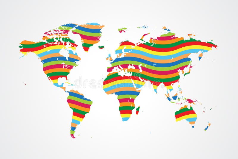 Globale samenhorigheid stock illustratie Globale samenhorigheid stock illustratie
