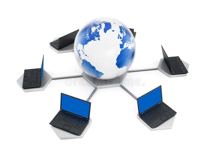 Globales Computernetz lizenzfreie abbildung Globales Computernetz lizenzfreie abbildung