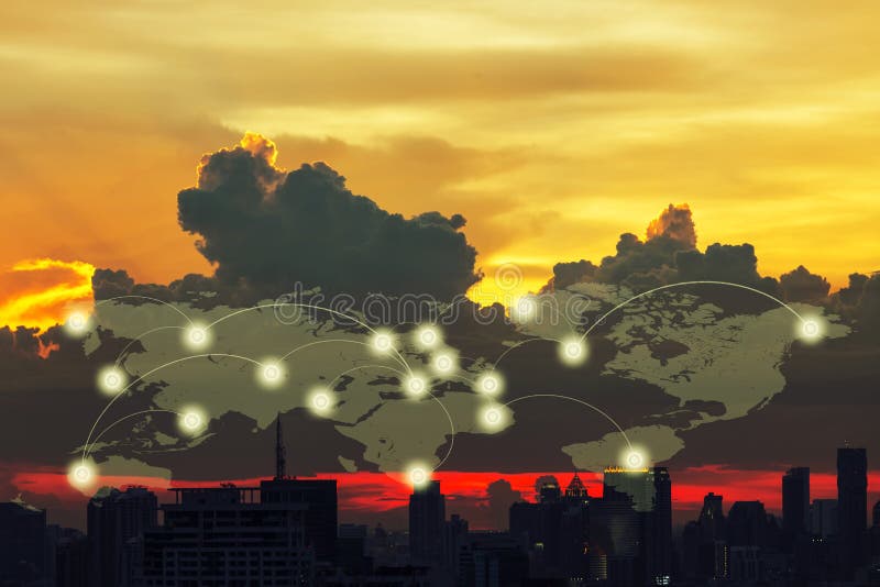 Globales digitales Konzept des Verbindungskommunikations-Sozialen Netzes stockfotos Globales digitales Konzept des Verbindungskommunikations-Sozialen Netzes stockfotos
