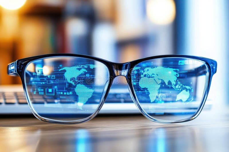 Globalna Łączność Dzięki Zaawansowanej Technologii ilustracji