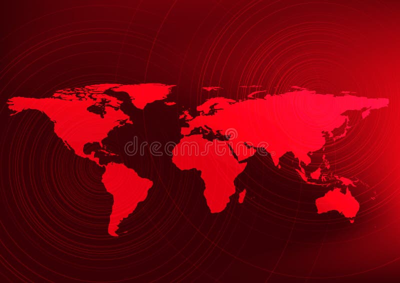 Globalnego nagrzania skutek, Czerwony światowej mapy pojęcie, projekt dla edukaci i nauka, Ostrzegający zaludniać, ilustracji Globalnego nagrzania skutek, Czerwony światowej mapy pojęcie, projekt dla edukaci i nauka, Ostrzegający zaludniać, ilustracji