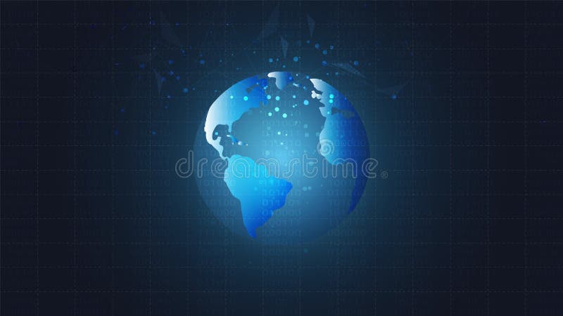Globalnej sieci związek, Niski poli- z łączyć kropkuje tło i wykłada royalty ilustracja Globalnej sieci związek, Niski poli- z łączyć kropkuje tło i wykłada royalty ilustracja