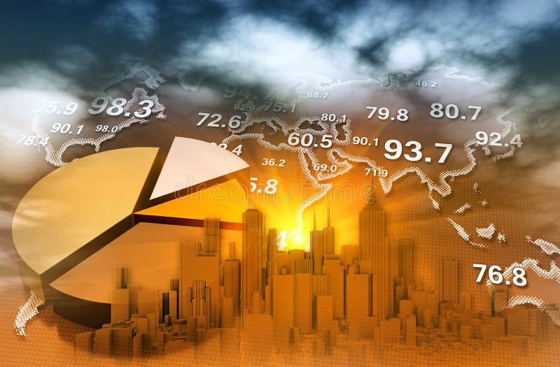 Financial and business chart and graphs. Financial and business chart and graphs