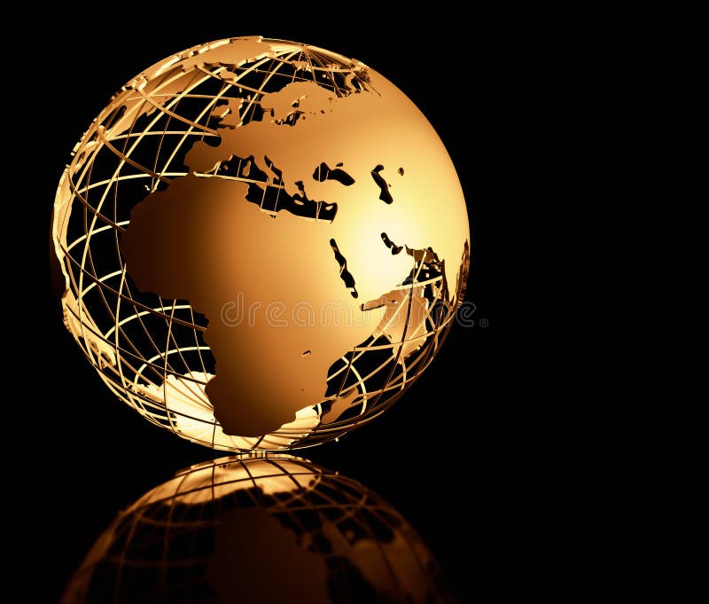 Caged Globe stock photo. Image of dimensional, center - 4242802