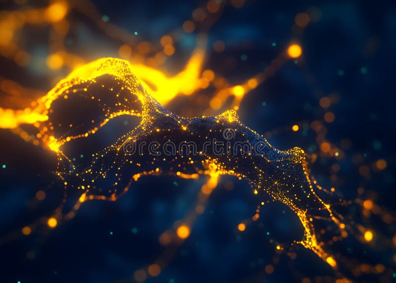 Globalt blockkedjenätverk som skyddar digitala data med hjälp av neural intelligens royaltyfri illustrationer