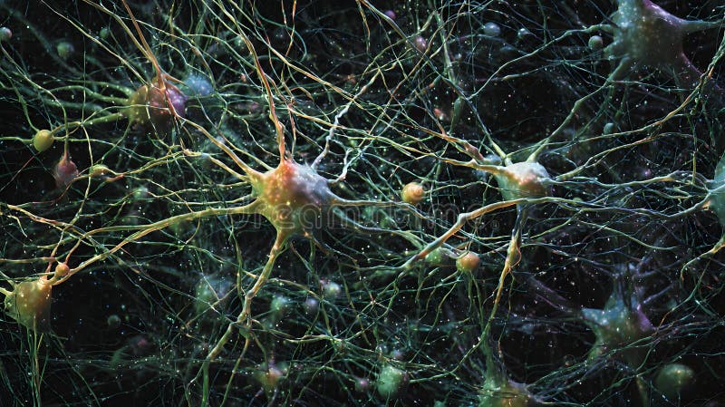 Globalt blockkedjenätverk som skyddar digitala data med hjälp av neural intelligens stock illustrationer