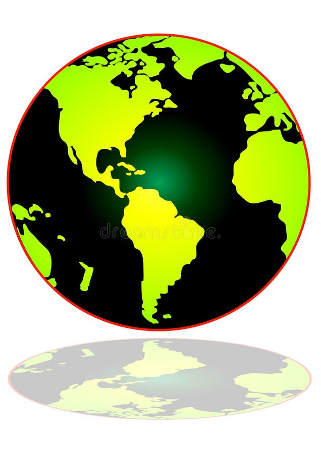 Globe stock illustration