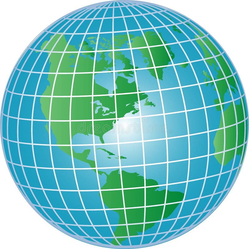 Globe stock illustration