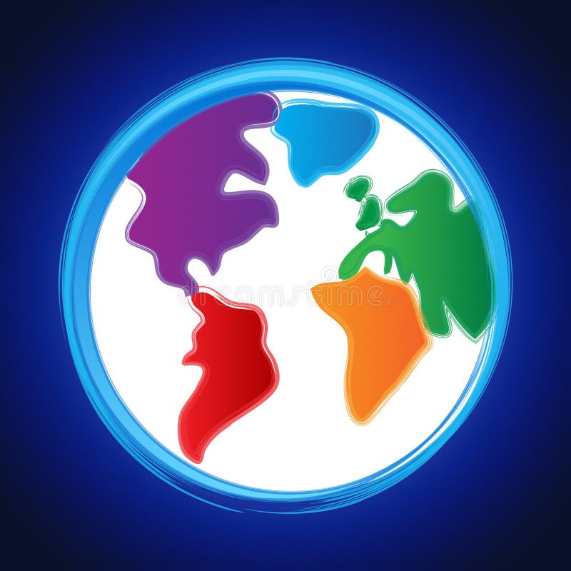 Globe Background Represents Planet Abstract and Template Stock Globe Background Represents Planet Abstract and Template Stock