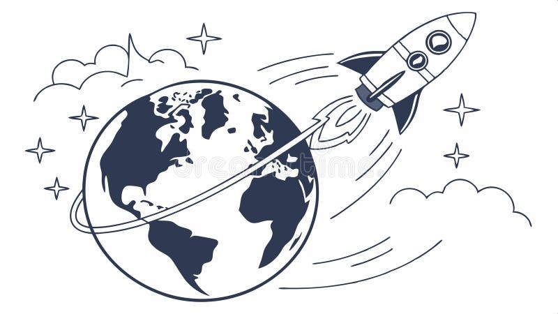 Globe cog mechanism - Global innovation powered by collaborative cogwheel ideas. Vector Design, Generative AI royalty free illustration