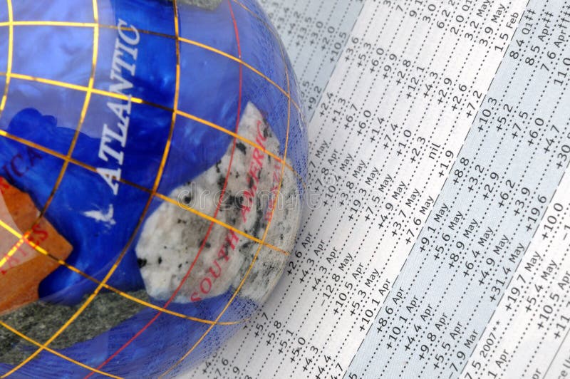 Globe and data sheet