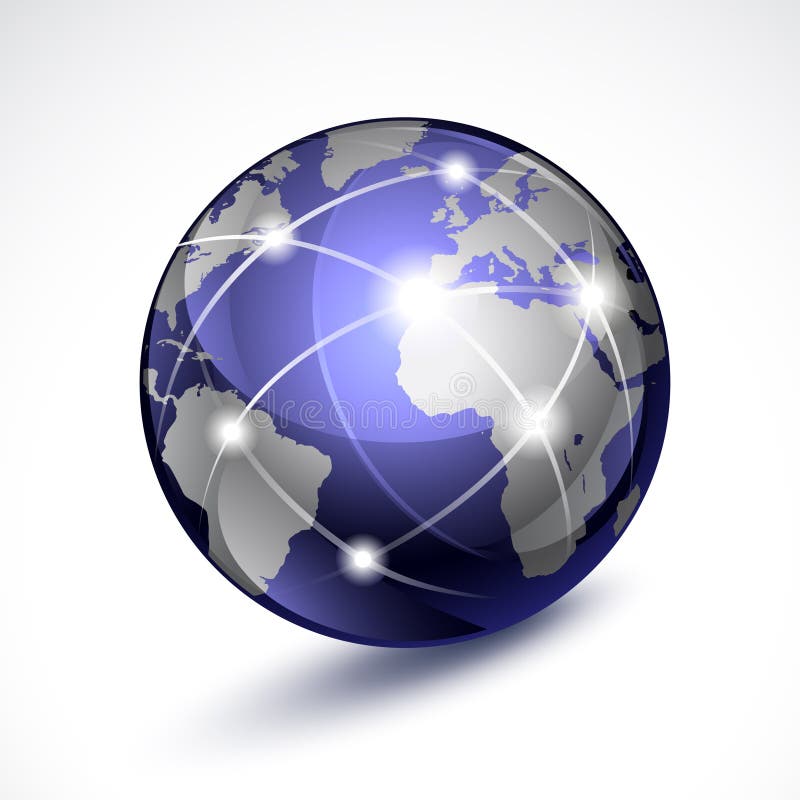 Globe du monde illustration stock Globe du monde illustration stock