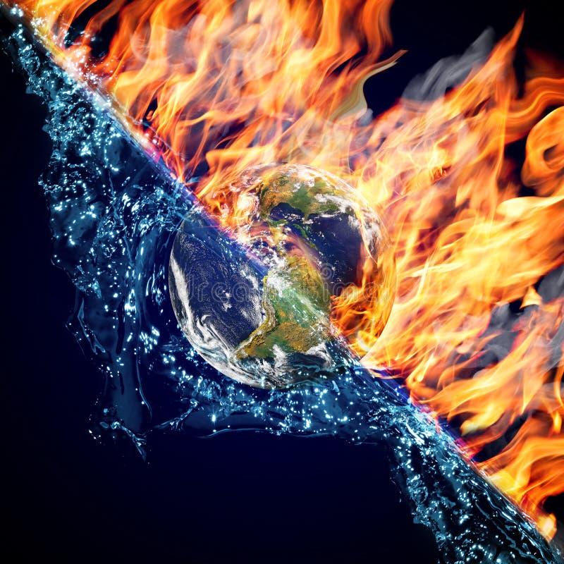 Globe in Fire and Water