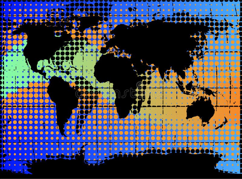 Globe illustration stock illustration