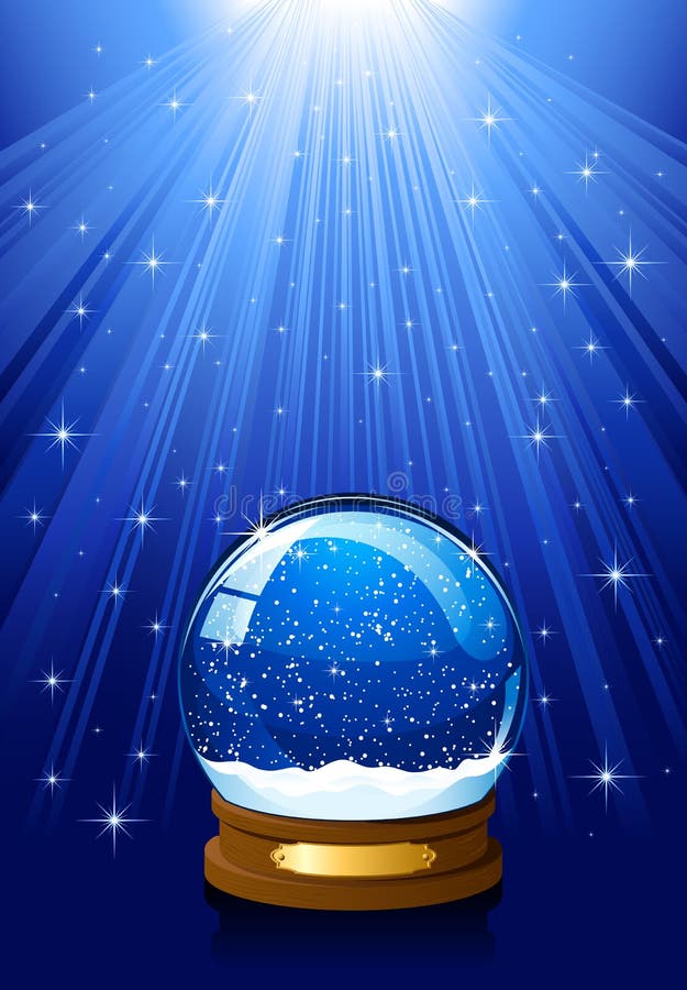 Globe magique de neige