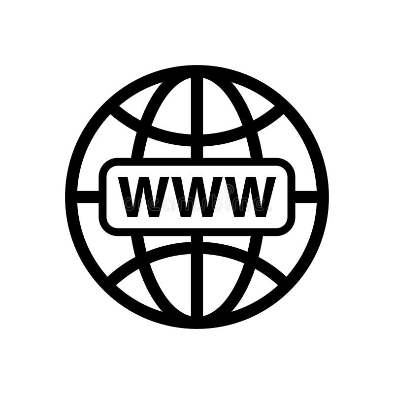 Globe related outline icons. Web apps. Thin line vector icons for website design and development, app development stock illustration