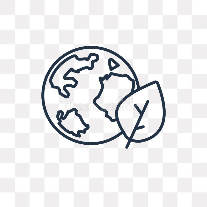 Globe vector icon isolated on transparent background, linear Globe transparency concept can be used web and mobile royalty free illustration Globe vector icon isolated on transparent background, linear Globe transparency concept can be used web and mobile royalty free illustration