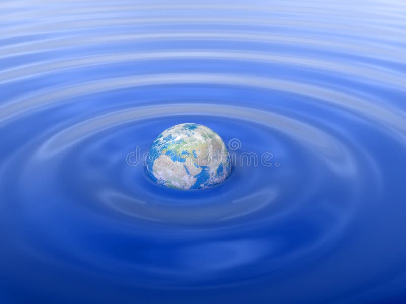 Globe in Water (Europe)