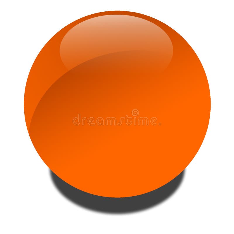 Globo anaranjado libre illustration Globo anaranjado libre illustration