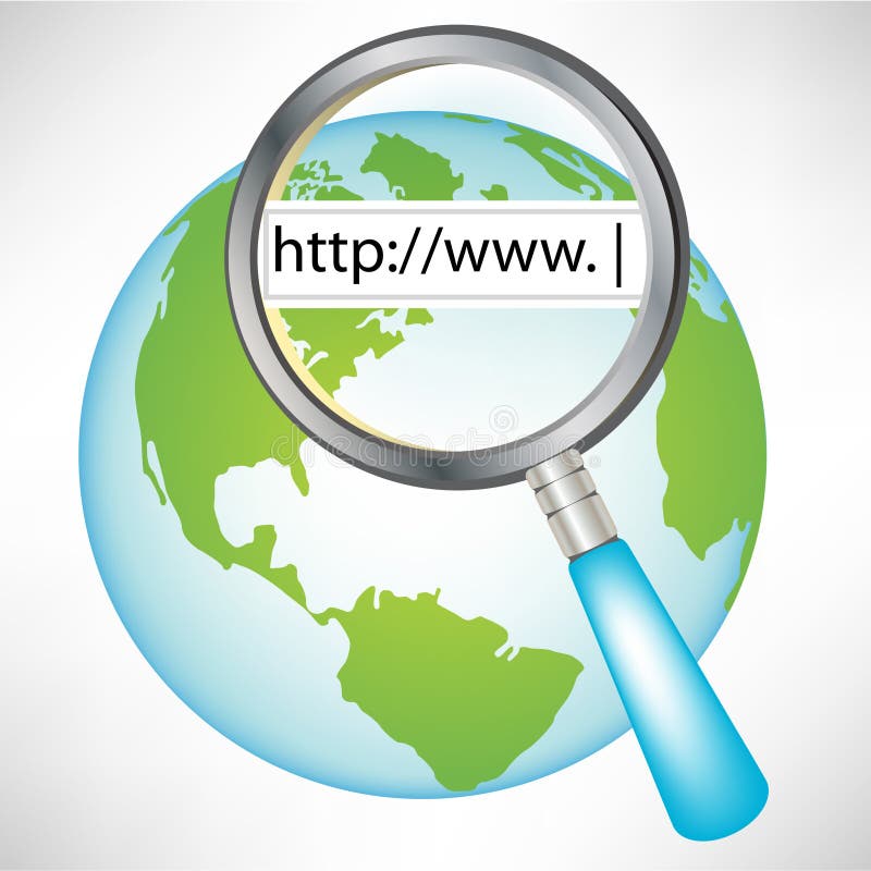 Globo con il concetto di World Wide Web royalty illustrazione gratis Globo con il concetto di World Wide Web royalty illustrazione gratis