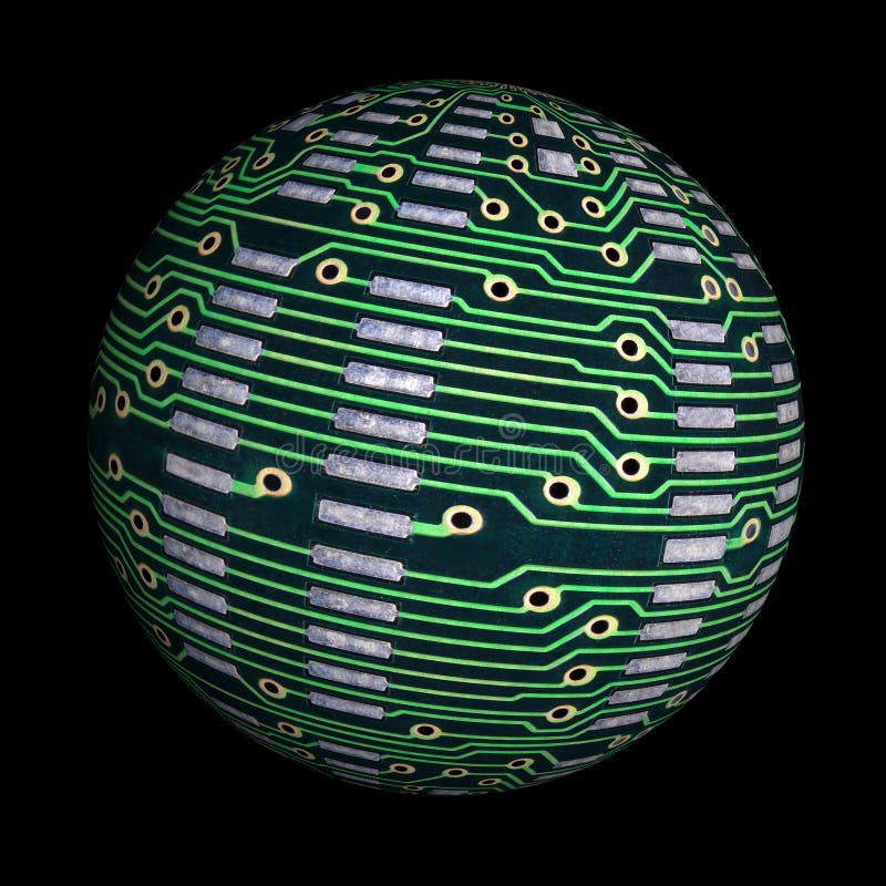 Globo de alta tecnología imágenes de archivo libres de regalías Globo de alta tecnología imágenes de archivo libres de regalías